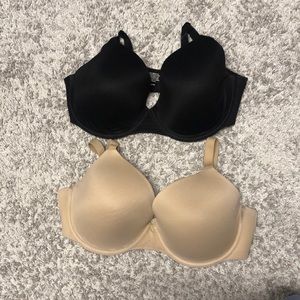 Soma Enbliss Full Coverage Bra | Size 36DD | Black & Nude